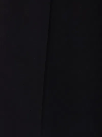 Giorgio Armani Pleated Elasticated-waist Trousers In Black