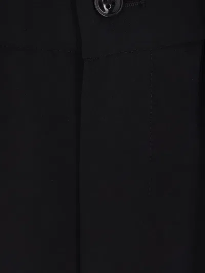 Giorgio Armani Pleated Elasticated-waist Trousers In Black