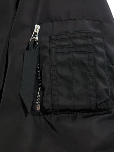 Attico Anja Bomber Jacket In Black