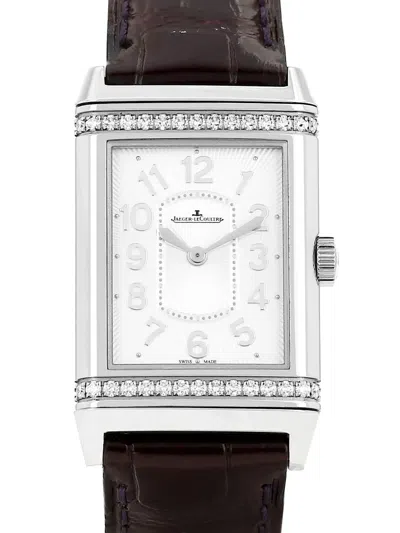 Pre-owned Jaeger-lecoultre 2010 Reverso-joaillerie 24mm In White