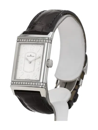 Pre-owned Jaeger-lecoultre 2010 Reverso-joaillerie 24mm In White