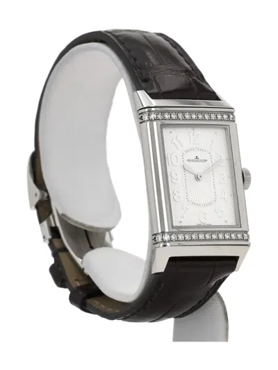 Pre-owned Jaeger-lecoultre 2010 Reverso-joaillerie 24mm In White