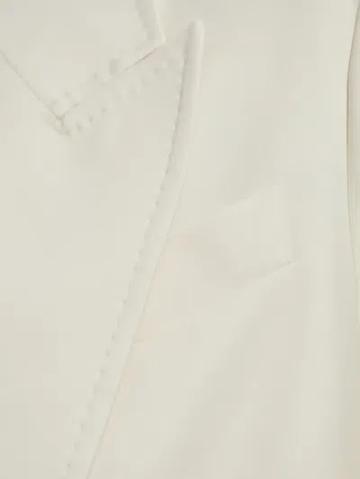 Max Mara Suez Double-breasted Blazer In White