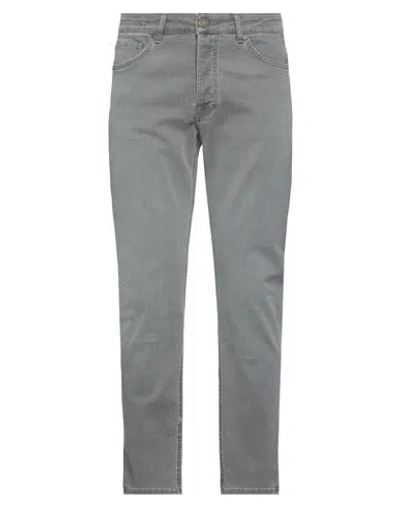 Michael Coal Man Jeans Grey Size 33 Cotton, Thermolite, Elastane In Gray