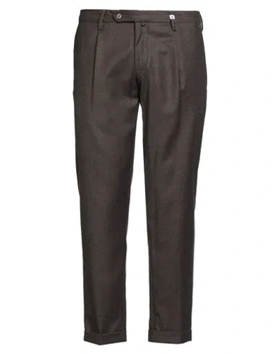 Myths Man Pants Dark Brown Size 36 Virgin Wool, Elastane