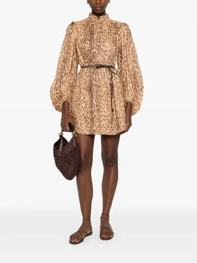 Zimmermann Cascadian Tunic In Brown
