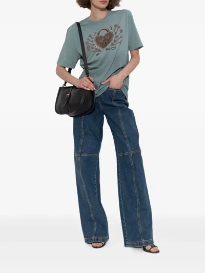 Etro Short Sleeve T-shirt In Multi