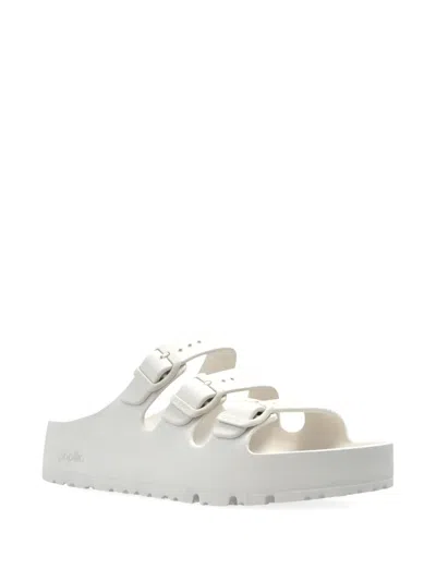 Birkenstock Florida Triple-strap Sandals In White