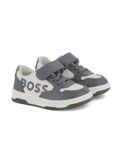 Bosswear Logo-printed Sneakers In Green