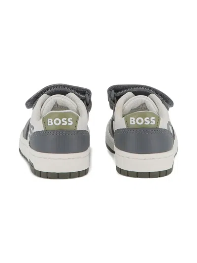 Bosswear Logo-printed Sneakers In Green