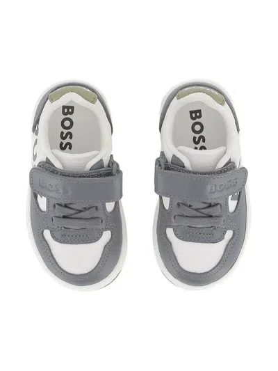Bosswear Logo-printed Sneakers In Green