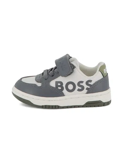 Bosswear Logo-printed Sneakers In Green
