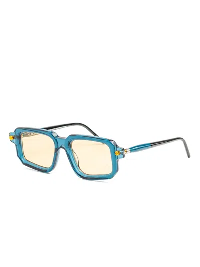 Kuboraum Rectangle-frame Sunglasses In Blue