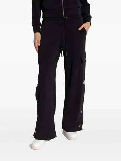 Michael Michael Kors Cargo-pocket Button-fastening Trousers In Black
