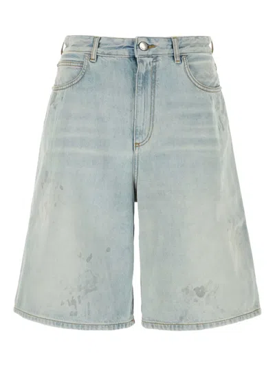 1989 Studio Denim Bermuda Shorts In Blue
