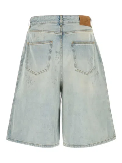 1989 Studio Denim Bermuda Shorts In Blue