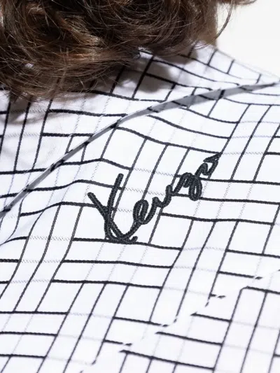 Kenzo Geometric-pattern Shirt In White