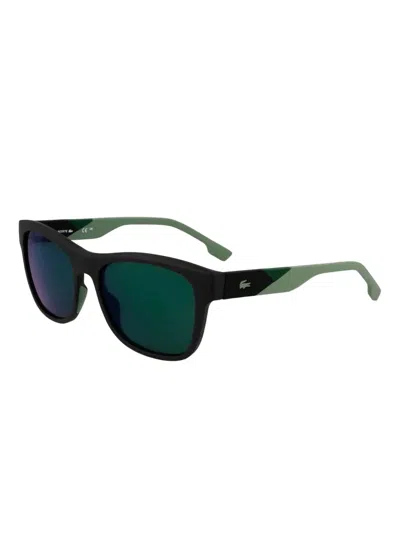 Lacoste Square-frame Sunglasses In Green