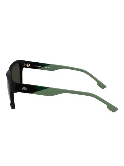 Lacoste Square-frame Sunglasses In Green