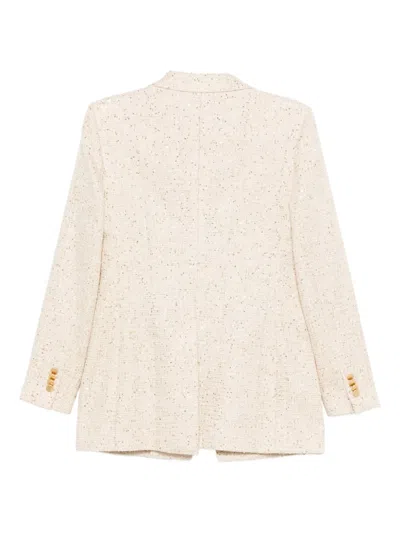 Tagliatore Sequin-embellished Tweed Jacket