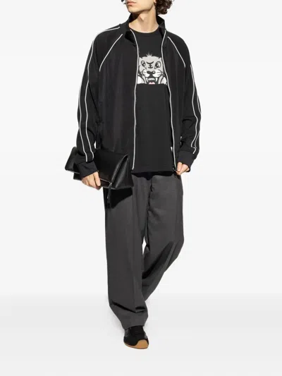 Kenzo Gots Happy Tiger T-shirt In Black