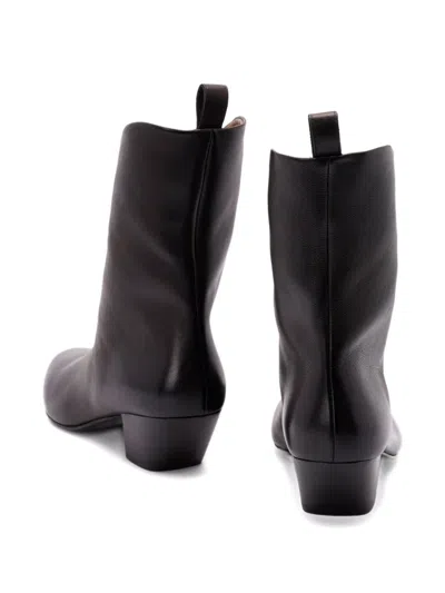 Marsèll 45mm Goccio Leather Boots In Black