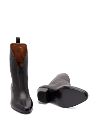 Marsèll 45mm Goccio Leather Boots In Black