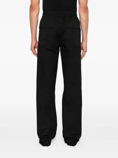 Rick Owens Dietrich Trousers In Black
