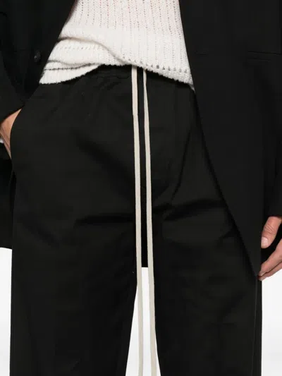 Rick Owens Dietrich Trousers In Black