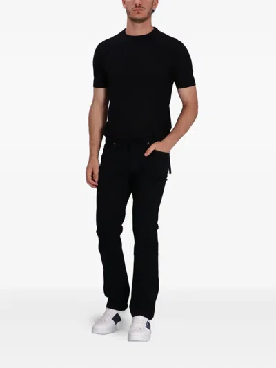 Emporio Armani Short-sleeved T-shirt In Black