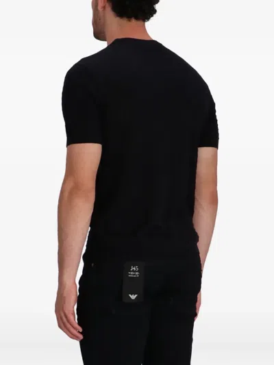 Emporio Armani Short-sleeved T-shirt In Black