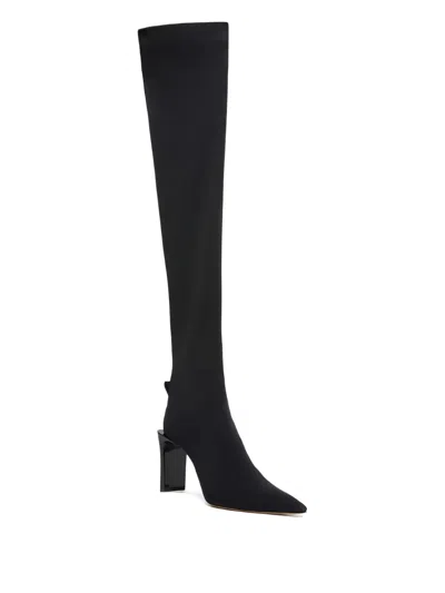 Sportmax 90mm Pointed-toe Heeled Boots In Black