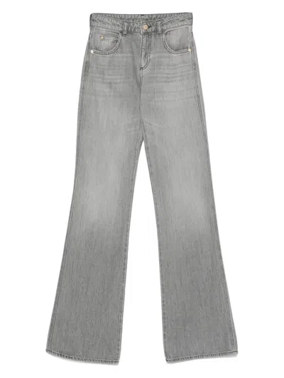 Emporio Armani J9d Flared Jeans In Gray