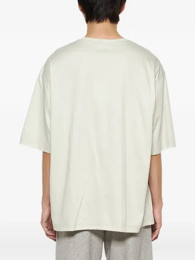 Lanvin Curb-embroidered T-shirt In Green