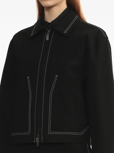 Ader Error Contrast-stitch Zip-up Jacket