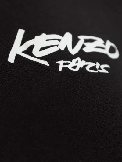 Kenzo Futura Oversize Cocoon Sweatshirt Sweatshirts Black In Black