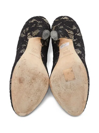 Pre-owned Dolce & Gabbana 110mm Court Lace-embellished High-heel Pumps