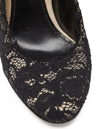 Pre-owned Dolce & Gabbana 110mm Court Lace-embellished High-heel Pumps