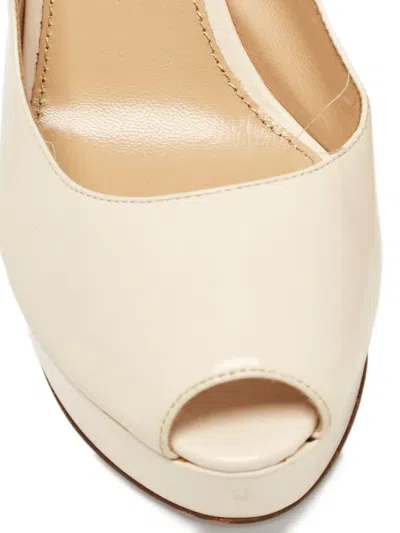 Pre-owned Sergio Rossi  120mm Peep-toe Platform Pumps