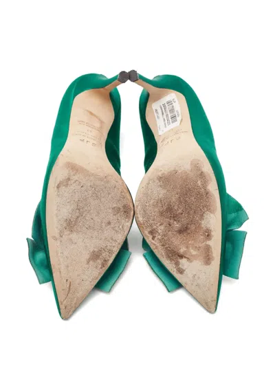 Pre-owned Sjp By Sarah Jessica Parker  100mm Satin Pumps