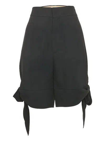 Pre-owned Chloé Bow Tie Crepe Shorts
