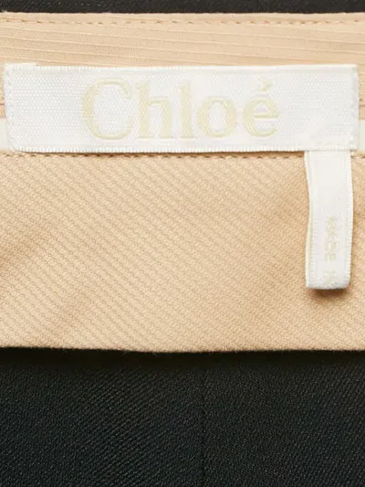 Pre-owned Chloé Bow Tie Crepe Shorts