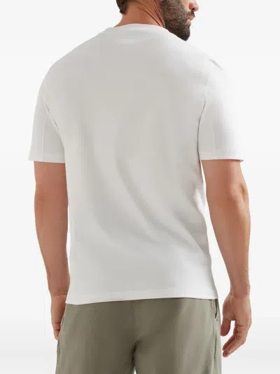 Brunello Cucinelli Statue-print T-shirt In White