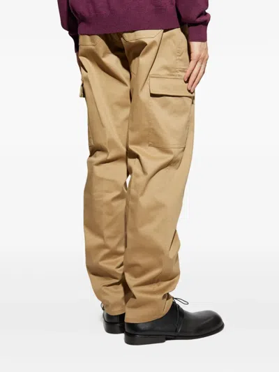 Etro Casual Straight Fit Cargo Trousers Men In Brown