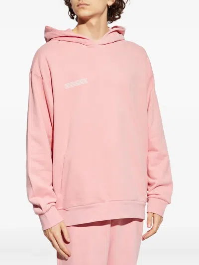 Pangaia Text-print Hoodie In Pink
