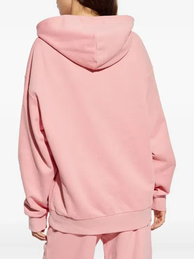Pangaia Text-print Hoodie In Pink