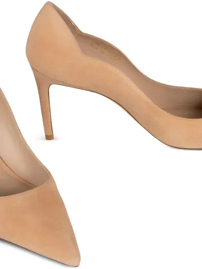 Stuart Weitzman Pointed Toe Stiletto Heel Pumps In Multi