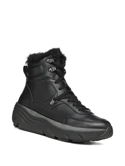 Geox Diamanta Ankle Boots In Black