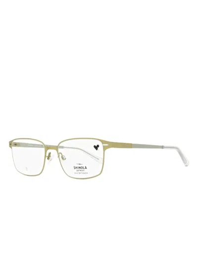 Shinola Square-frame Glasses In Gold