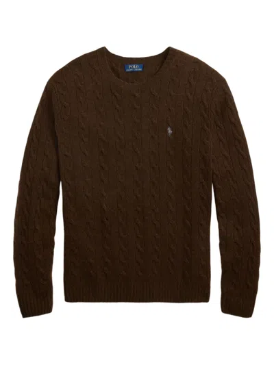 Polo Ralph Lauren Sweater In Brown